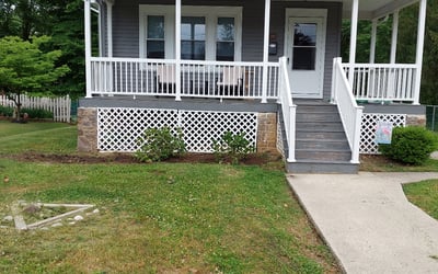 Photo of Jennifer N.'s yard after getting landscaping in Vincentown, NJ