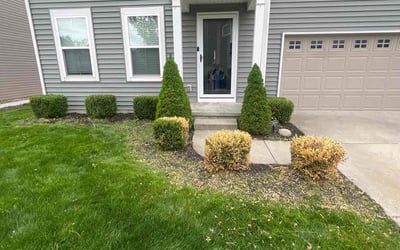 Photo of Michelle M.'s yard after getting landscaping in Twinsburg, OH