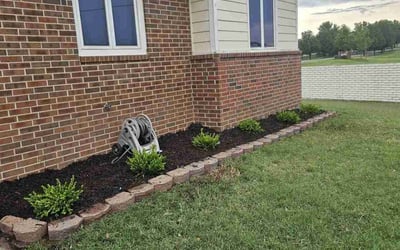 Photo of Anthony O.'s yard after getting lawn care in Newton, KS