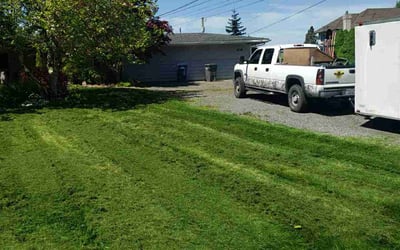 Photo of Joshua L.'s yard after getting landscaping in Preston, WA