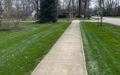 Photo of Jana R.'s yard after getting landscaping in Oberlin, OH