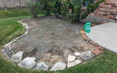 Photo of Anthony S.'s yard after getting landscaping in Bellville, TX