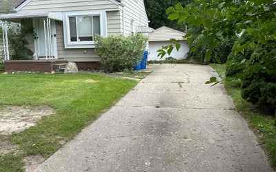 Photo of Andrew L.'s yard after getting landscaping in Milford, MI