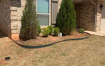 Photo of Christopher S.'s yard after getting landscaping in Jones, OK