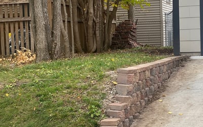 Photo of Patricia D.'s yard after getting landscaping in Le Center, MN
