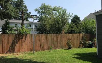 Photo of Shawn F.'s yard after getting landscaping in Severn, VA