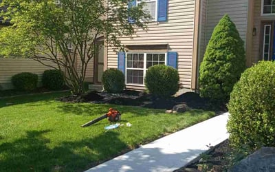 Photo of Justin G.'s yard after getting landscaping in New Lexington, OH