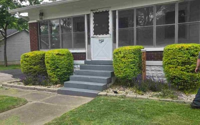 Photo of Michael S.'s yard after getting landscaping in Jeffersonville, IN