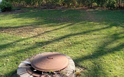 Photo of Heather S.'s yard after getting landscaping in Jackson, WI