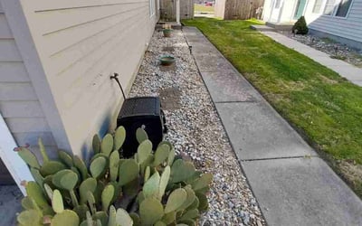 Photo of Carl L.'s yard after getting landscaping in Gates, NC