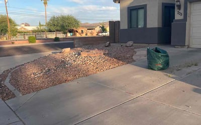 Photo of Aaron L.'s yard after getting landscaping in Phoenix, AZ
