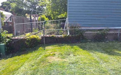 Photo of Mitchell M.'s yard after getting landscaping in Blair, NE