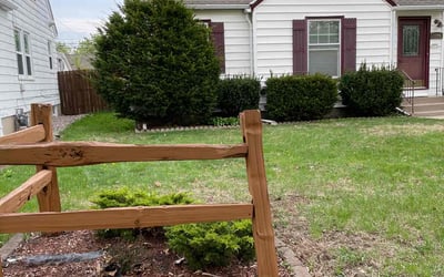 Photo of Matt R.'s yard after getting landscaping in Le Sueur, MN