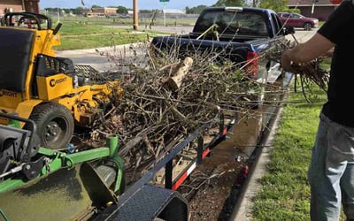Photo of Brian P.'s yard after getting landscaping in Wichita, KS
