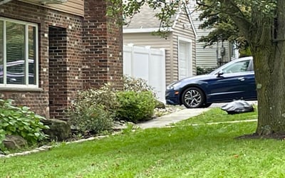 Photo of Andrea M.'s yard after getting landscaping in Hazleton, PA