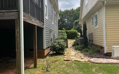 Photo of Jennifer J.'s yard after getting landscaping in Greenville, SC