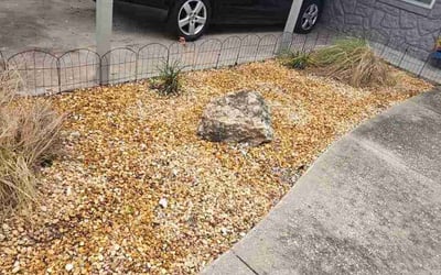 Photo of Judy I.'s yard after getting landscaping in Dover, FL