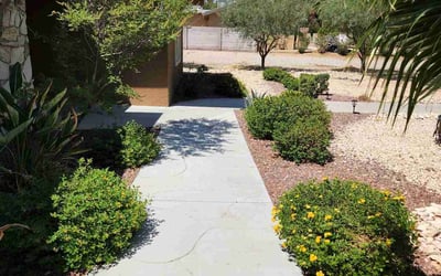 Photo of Jason B.'s yard after getting landscaping in Logandale, NV