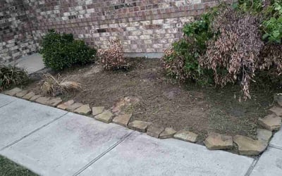 Photo of Mike P.'s yard after getting landscaping in Devers, TX