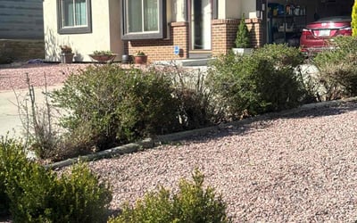 Photo of Marianne H.'s yard after getting landscaping in Colorado Springs, CO