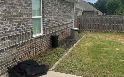 Photo of Christian M.'s yard after getting landscaping in Harvest, AL