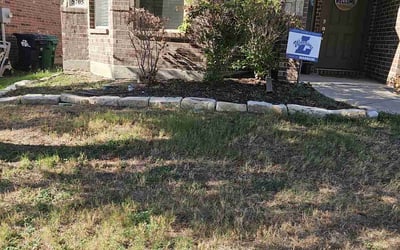 Photo of Matthew J.'s yard after getting landscaping in Palmer, TX