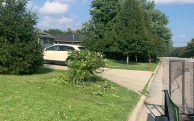 Photo of John M.'s yard after getting landscaping in Galena, OH