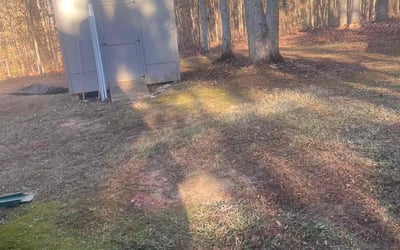 Photo of Stephanie M.'s yard after getting tree care in Fuquay Varina, NC