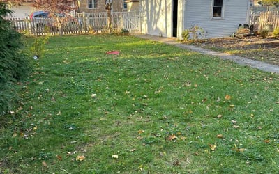 Photo of Jennifer G.'s yard after getting landscaping in Big Bend, WI
