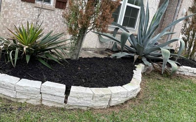 Photo of Jamie S.'s yard after getting landscaping in Winnie, TX