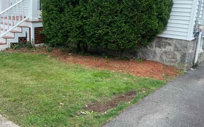 Photo of Darryl G.'s yard after getting landscaping in Hingham, MA