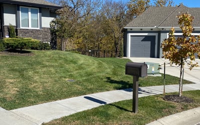 Photo of Charlie&Sasha H.'s yard after getting landscaping in Tonganoxie, KS