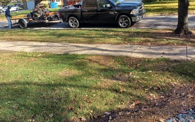 Photo of Cortney S.'s yard after getting landscaping in Mokena, IL