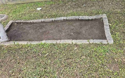 Photo of Natalie B.'s yard after getting landscaping in Humble, TX