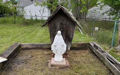 Photo of Bernadette M.'s yard after getting landscaping in Euclid, OH