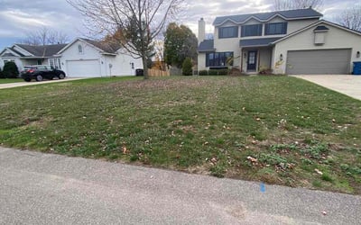 Photo of Justin D.'s yard after getting landscaping in Spring Lake, MI