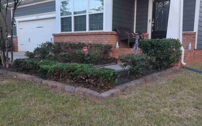 Photo of Demeka G.'s yard after getting landscaping in Gold Hill, NC