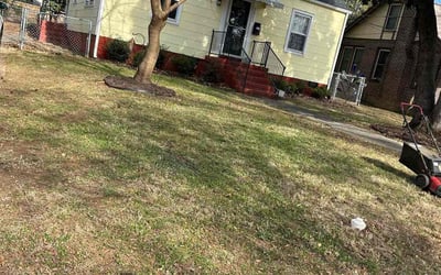 Photo of Austin C.'s yard after getting landscaping in Rockwell, NC
