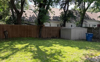 Photo of David O.'s yard after getting landscaping in Wolfe City, TX