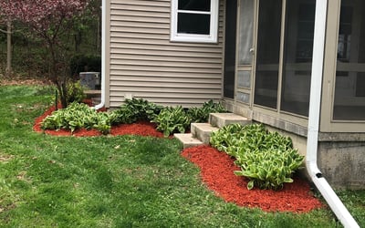 Photo of David B.'s yard after getting landscaping in Cottage Grove, WI