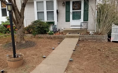 Photo of Stephanie D.'s yard after getting landscaping in Saint Leonard, MD