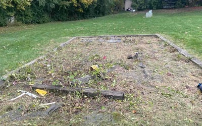 Photo of Michael B.'s yard after getting landscaping in Big Bend, WI