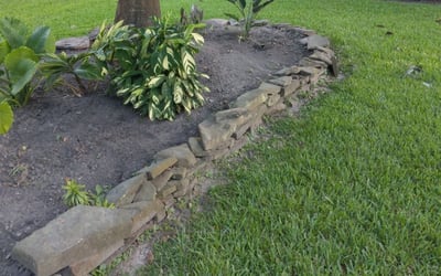 Photo of Tiffany W.'s yard after getting landscaping in Rye, TX