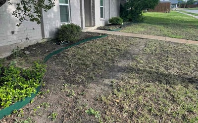 Photo of Roland S.'s yard after getting landscaping in Carrollton, TX