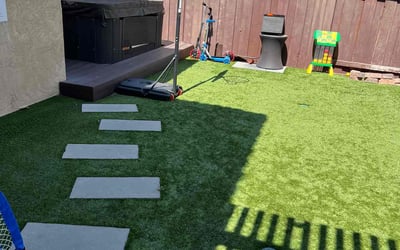 Photo of Mytrell F.'s yard after getting landscaping in Spring Valley, CA