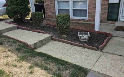 Photo of Adrian R.'s yard after getting landscaping in Owings, MD