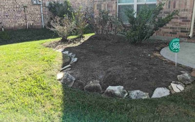 Photo of Anthony S.'s yard after getting landscaping in Sealy, TX