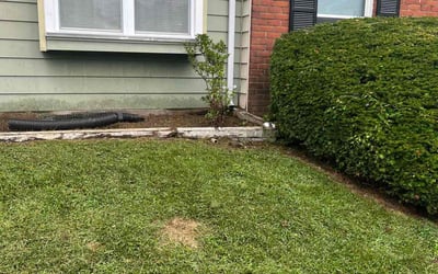 Photo of Ashley T.'s yard after getting landscaping in Sparrows Point, MD
