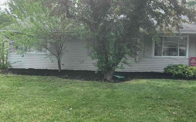 Photo of Mary C.'s yard after getting landscaping in Bluffton, IN