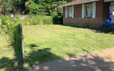 Photo of Isaiah R.'s yard after getting landscaping in Florence, MS